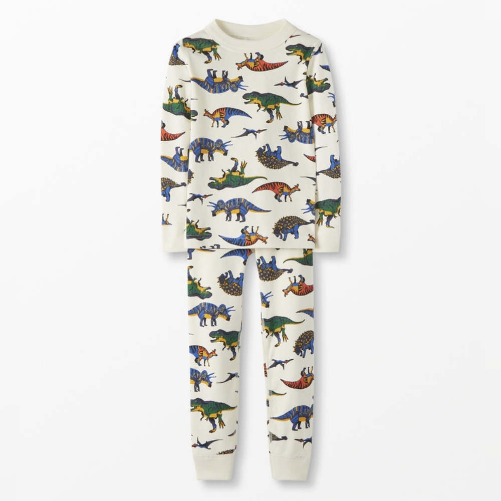 Hanna Andersson Dino Roar 2PC PJ's